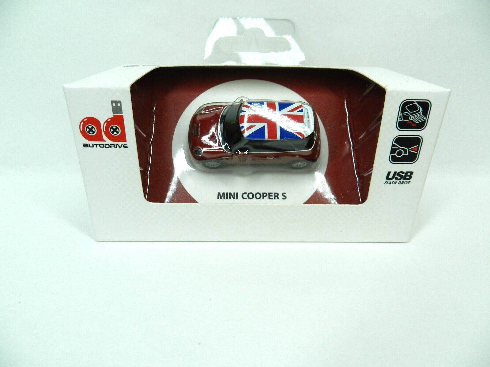 Welly Die Cast Metal Mini Cooper S Autodrive USB Flash Drive 8GB Collectible