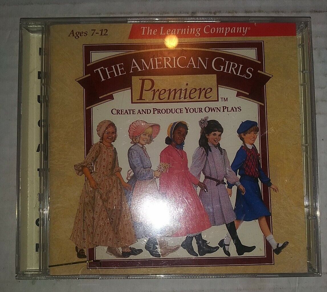 The American Girls Premiere VTG PC CD-Rom Windows The Learning Company Kids Game