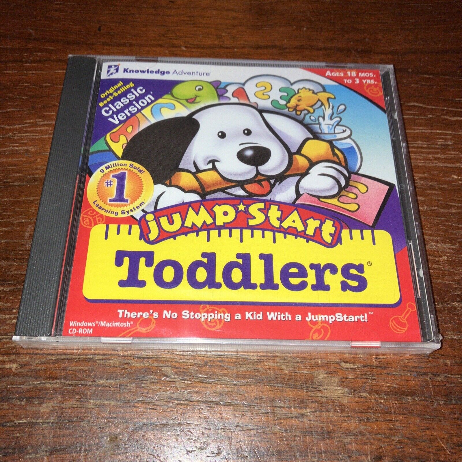 Jump Start Toddlers Classic Version Windows 98/95 PC CD-ROM Vintage - New Sealed