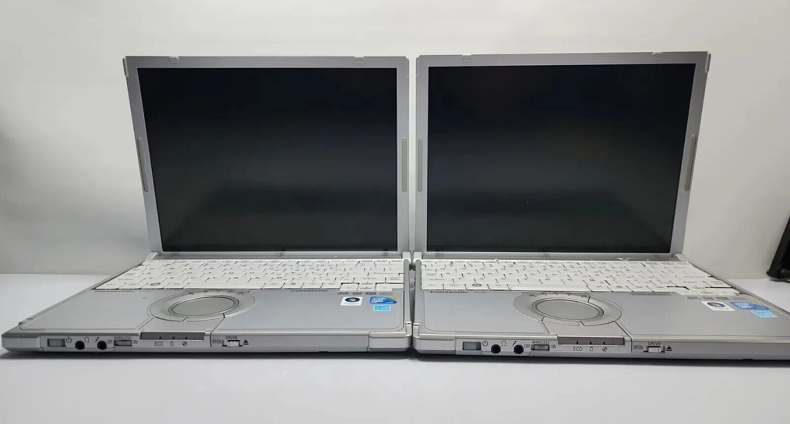 LOT OF 2 PANASONIC Toughbook CF-W8 Core 2 duo UNTESTED AS IS LAPTOP 