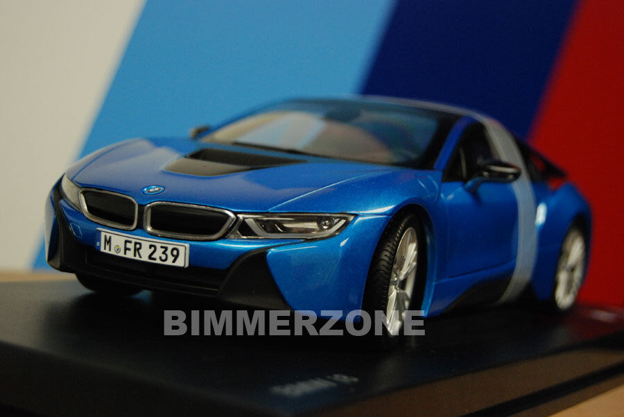 Genuine BMW i8 Diecast Model - Protonic Blue 80432336840 Brand New in Box