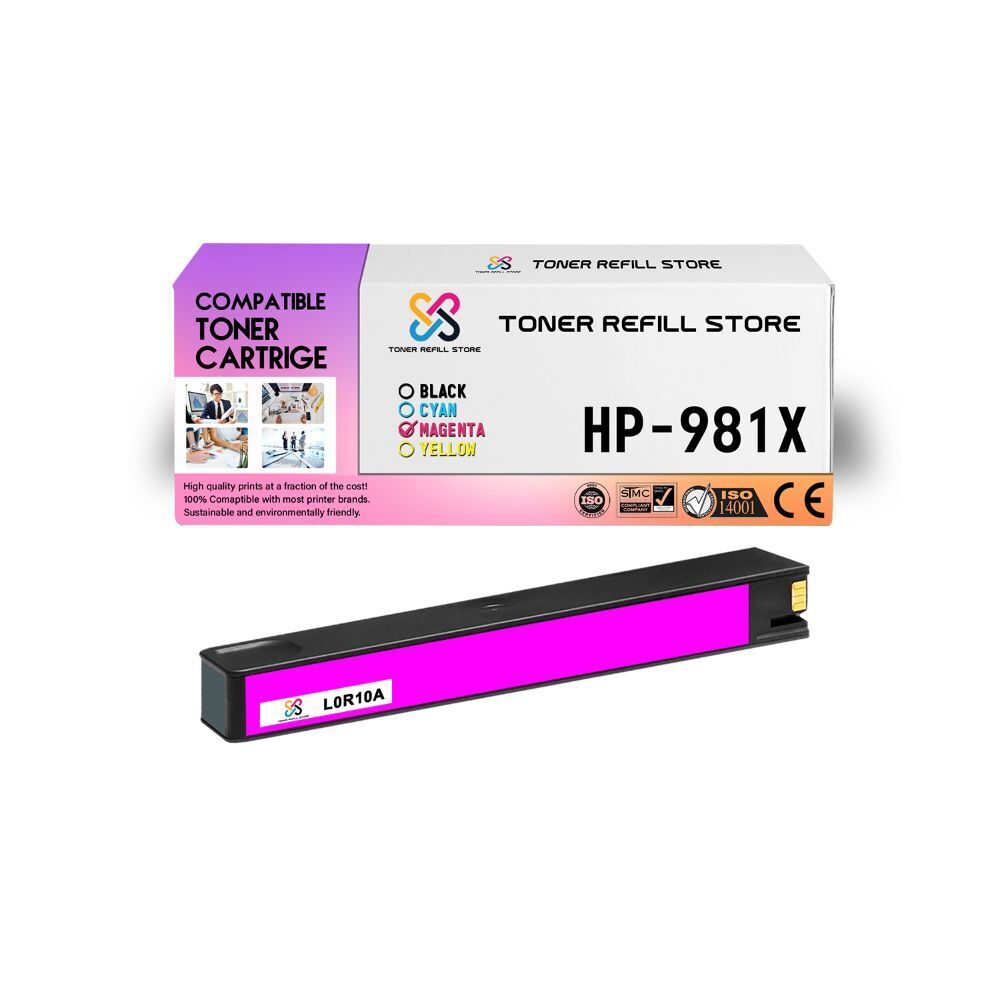 TRS 981X Magenta HY Compatible for HP PageWide MFP 586dn 586f Ink Cartridge