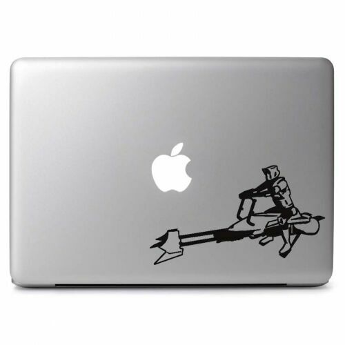 Star Wars Biker Scout Jedi Vinyl Decal Sticker for Macbook Laptop Car Window Art
