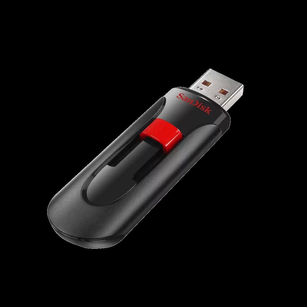SanDisk 64GB Cruzer Glide USB 2.0 Flash Drive, Black - SDCZ60-064G-B35