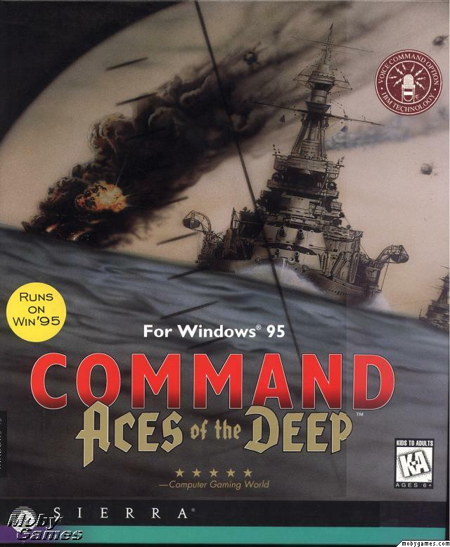 Command Aces of the Deep PC CD navy German U-Boat sink ships submarine war game