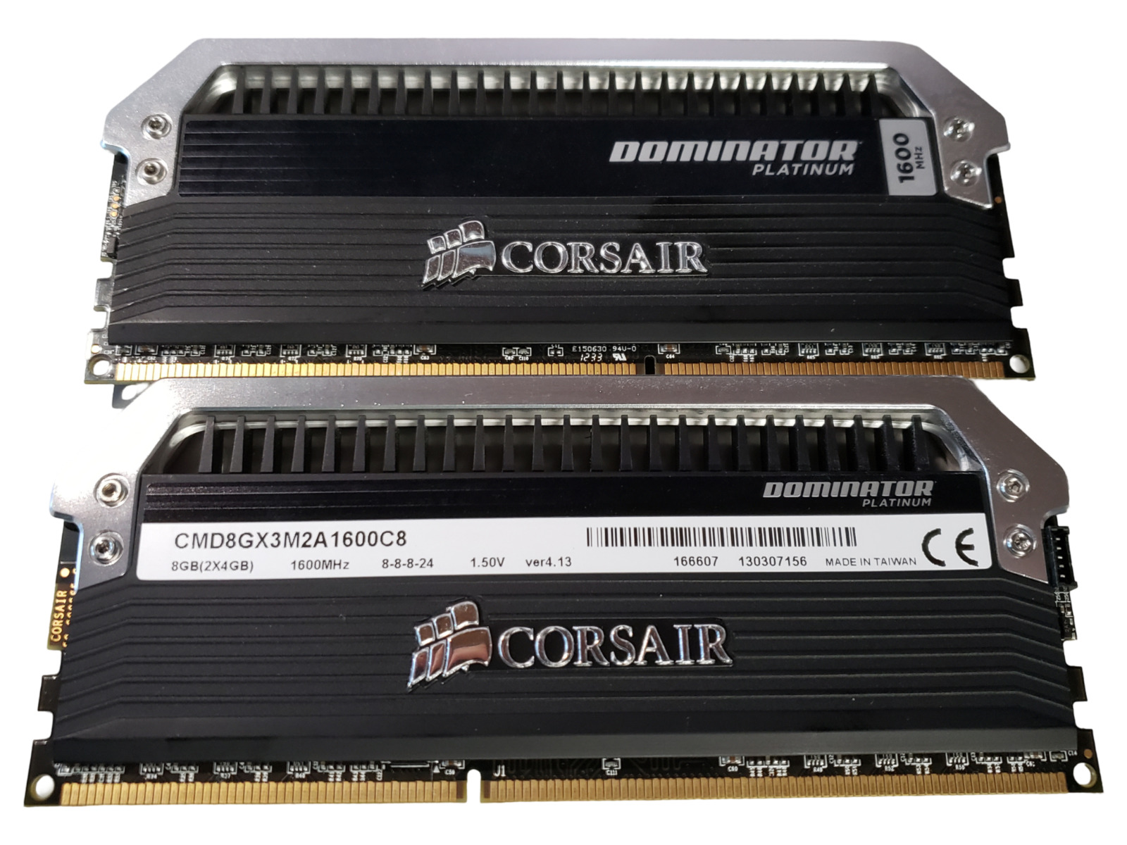 (2 Piece) Corsair Dominator Platinum CMD8GX3M2A1600C8 DDR3-1600 8GB (2x4GB) RAM