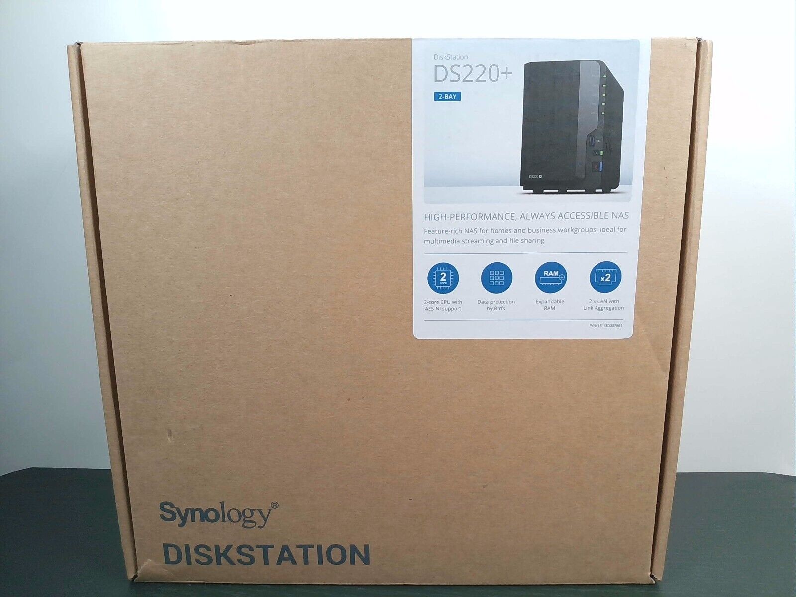 Synology - DiskStation DS220+ - 2-BAY - NO ADDED MEMORY - OPENBOX