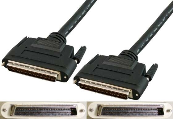 6ft long LVD Ultra3,320mbs HD/MD/HPDB68pin SCSI3 Male~M External Cable/Cord/Wire