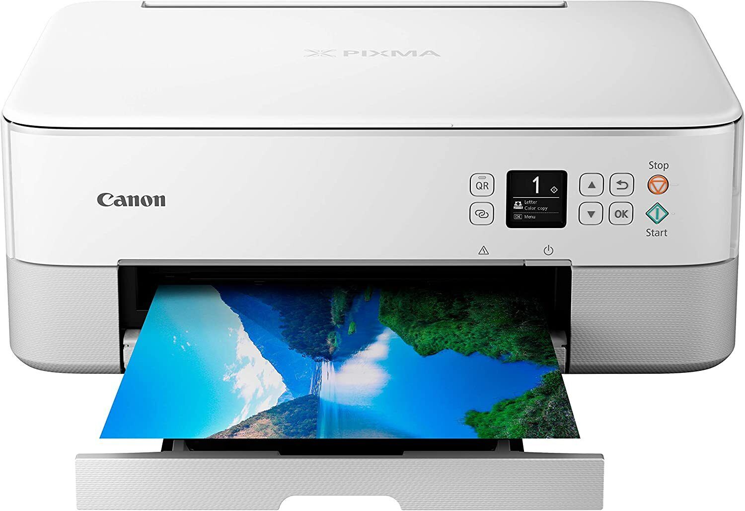 Canon PIXMA TS6420a Wireless Printer. Copy, Scan, Fax- White NO INK