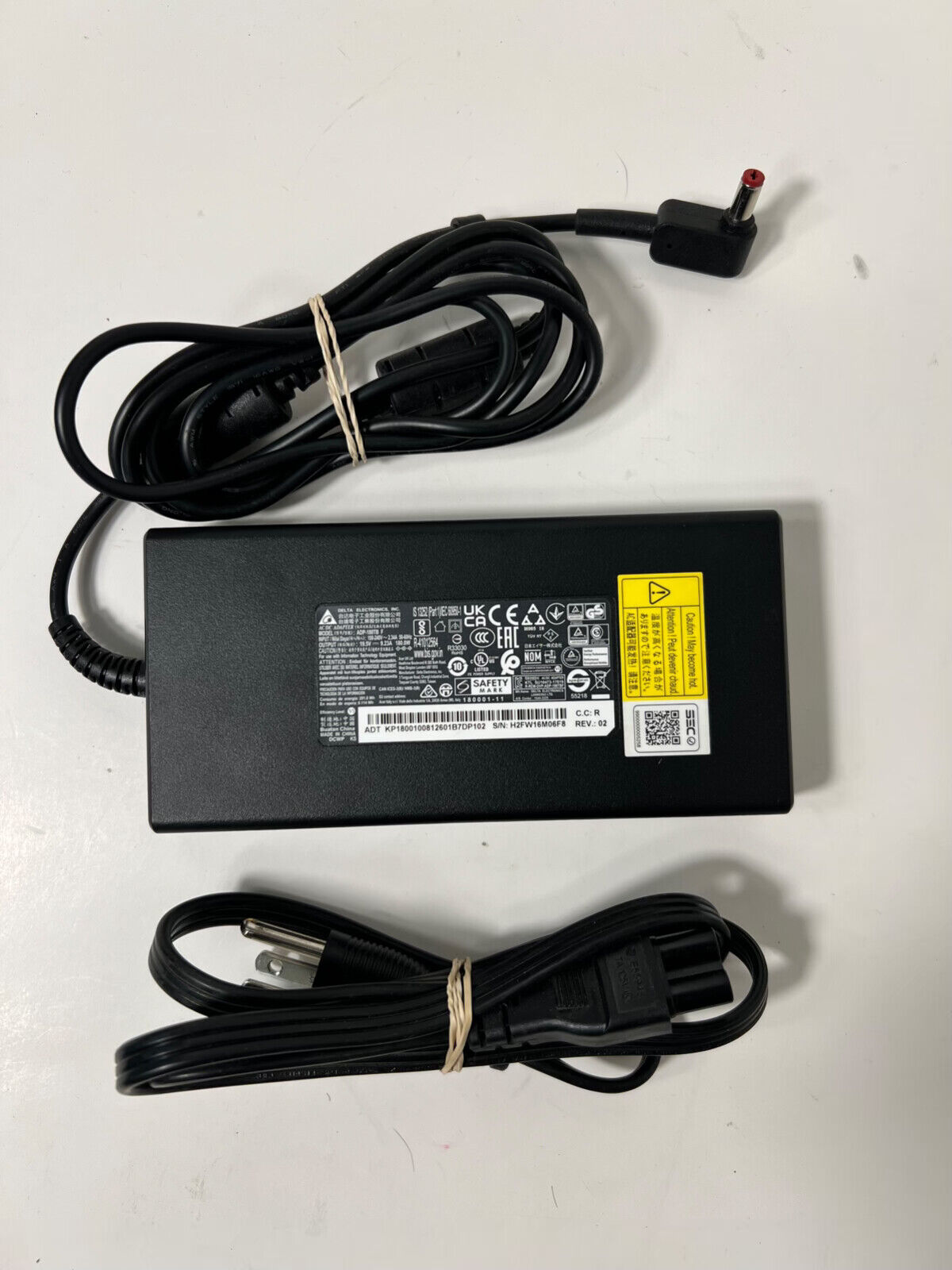 Genuine ADP-180TB F 19.5V 9.23A 180W AC Adapter Charger FOR ACER Red Tip ~ HVD
