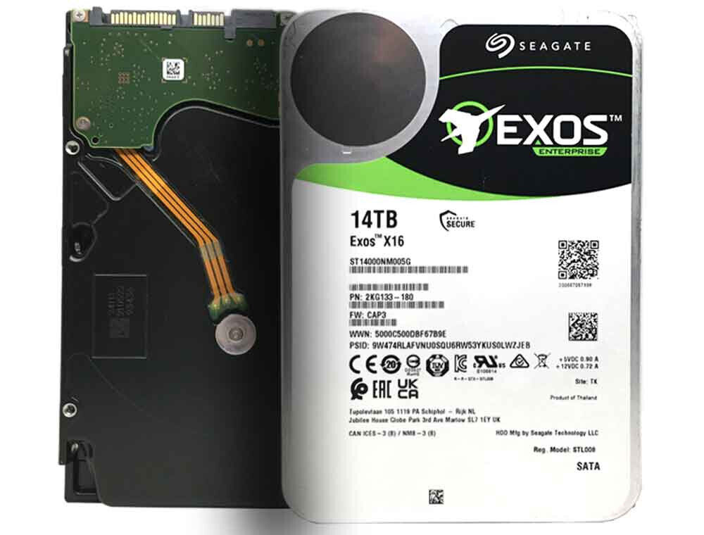 Seagate EXOS X16 ST14000NM005G 14TB 256MB 7200rpm 3.5\