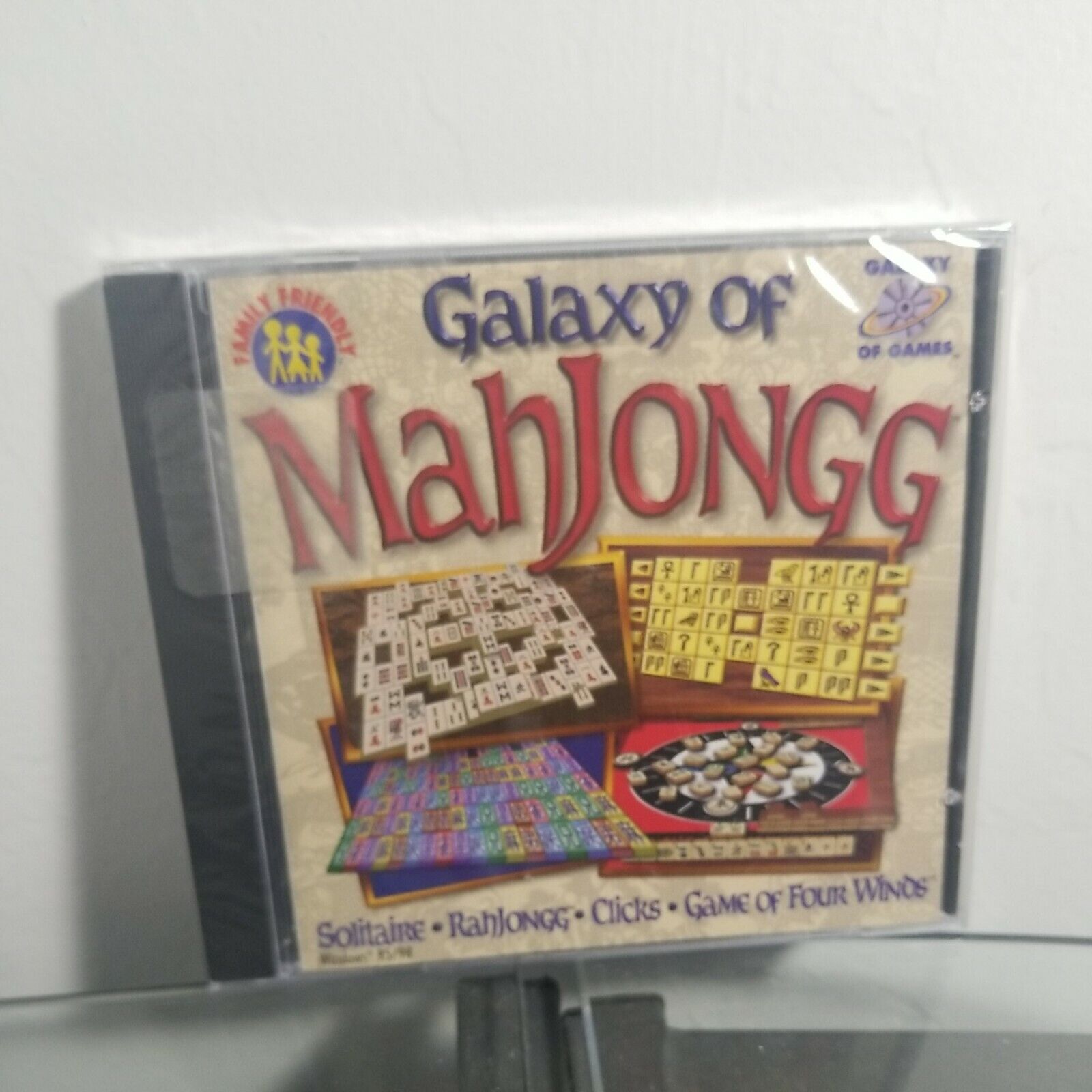 Galaxy of Mahjongg The Ultimate Mahjongg Collection PC Game Win 95 / 98 Sealed 