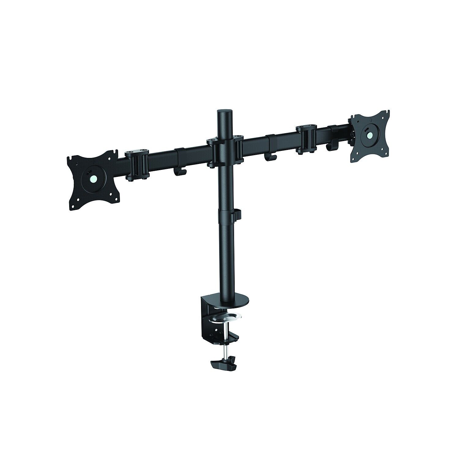 Rocelco Dual Articulating Monitor Desk Mount for Monitors up to 27\