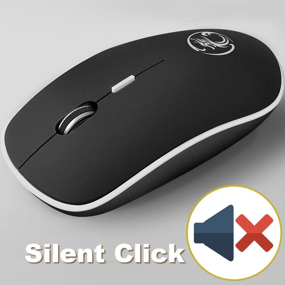 Imice Wireless Mouse Silent Computer Mouse 1600 Dpi Ergonomic Mouse Noiseless