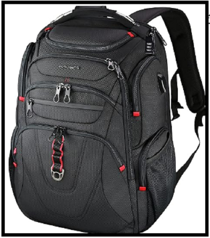 KROSER TSA Friendly Travel Laptop Backpack 17.3 inch XL Computer Backpack Water-
