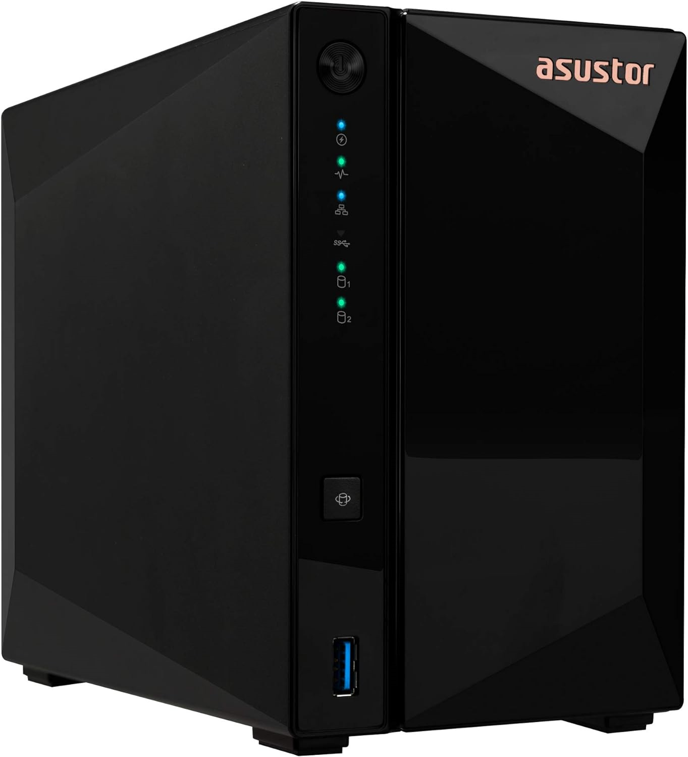 Asustor Drivestor 2 Pro AS3302T - 2 Bay NAS, 1.4GHz Quad Core, 2.5GbE Port, 2GB