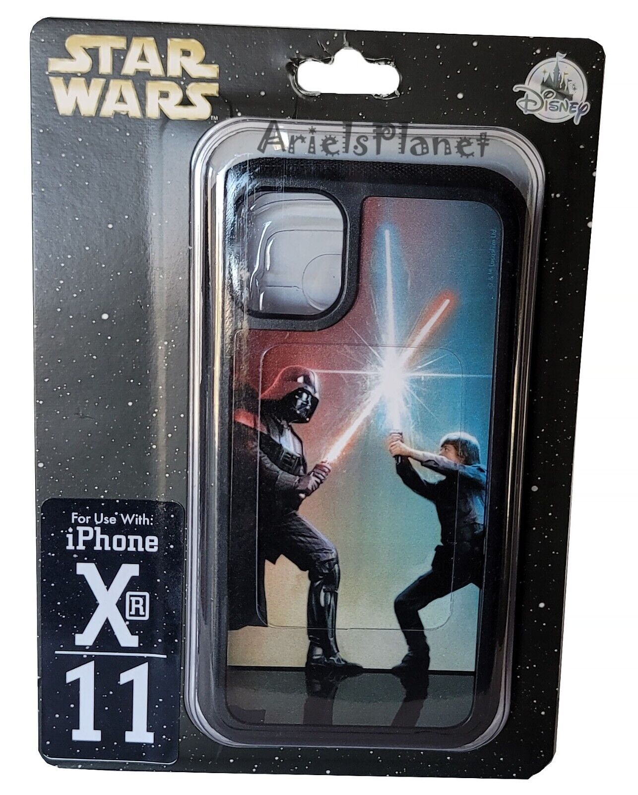 Disney Parks Star Wars Darth Vader vs Obi-Wan Kenobi Jedi iPhone XR & 11 Cover