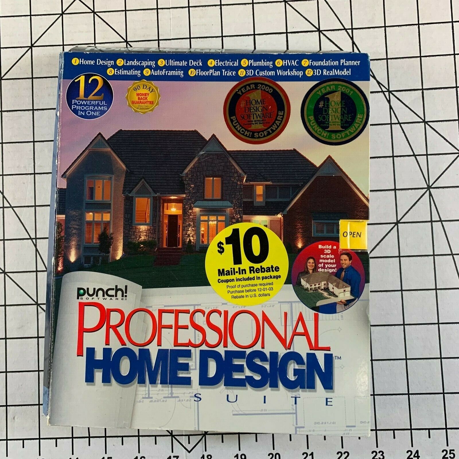 Vintage 80s 90s Windows 95 Computer Software Home Design Contractor Interior PC
