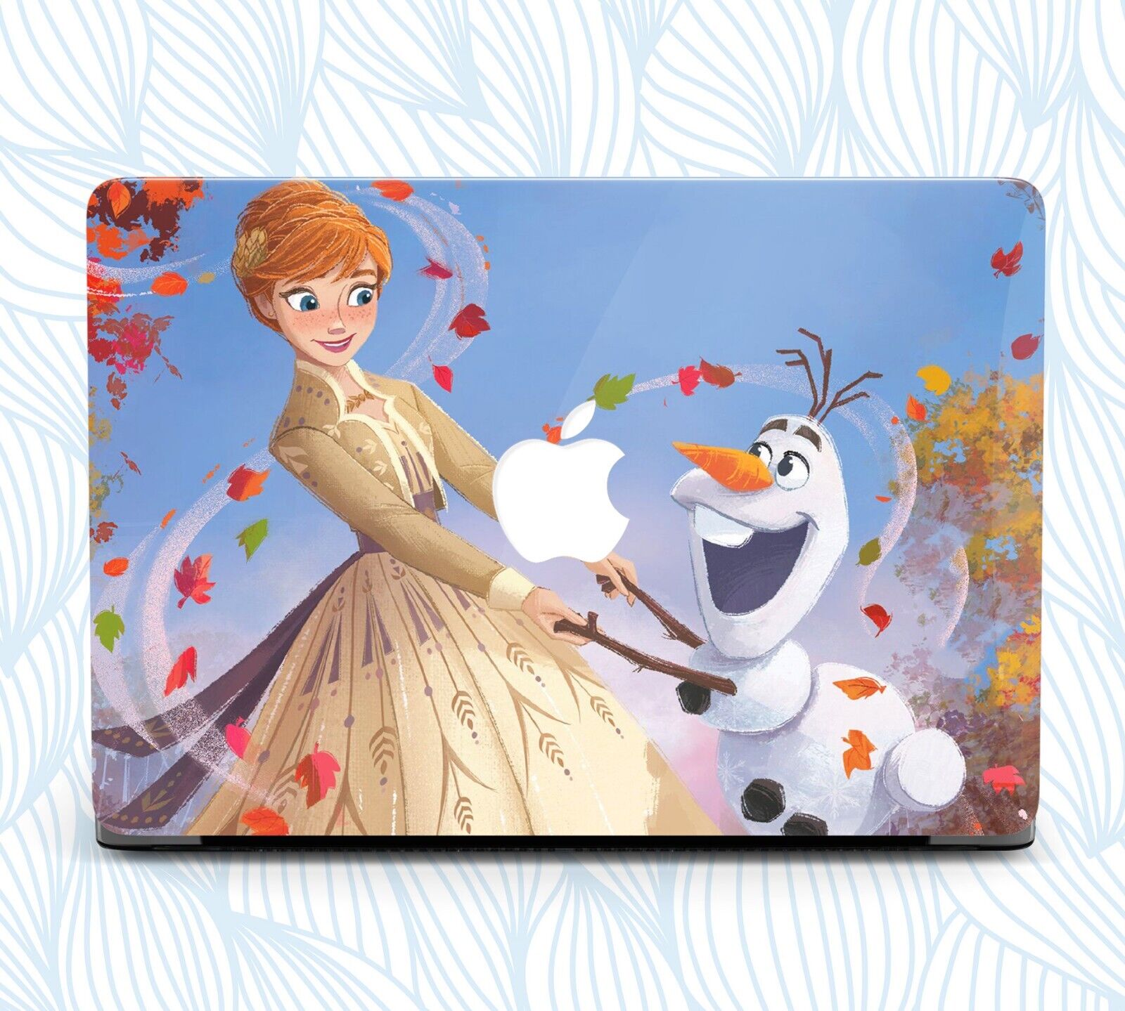 Disney Frozen Anna and Olaf hard macbook case for Air Pro 13\