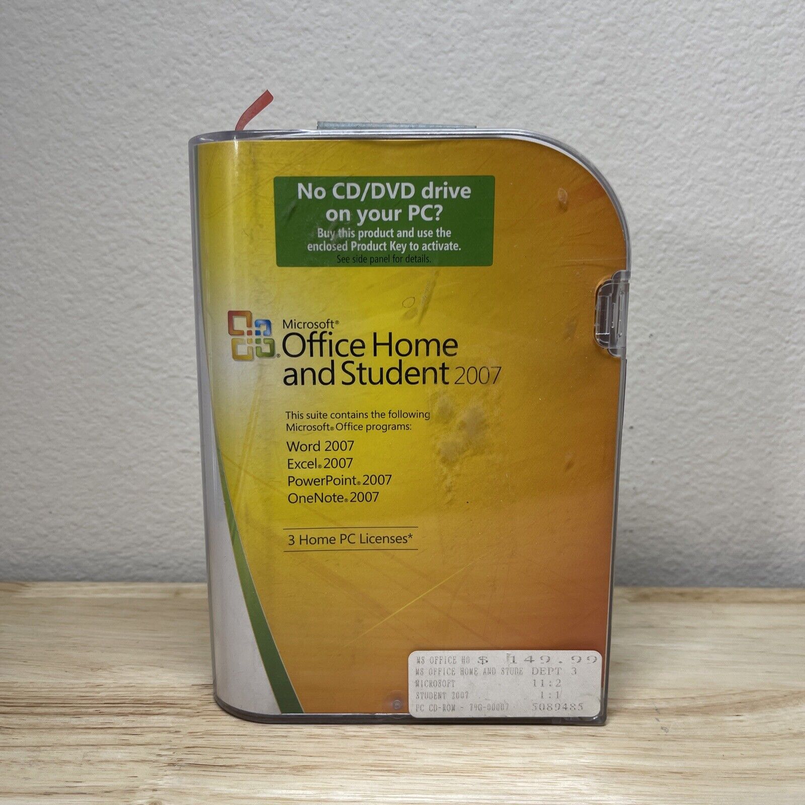 Microsoft MS Office 2007 Home and Student Licesned for 3 PCs Full Retail Box