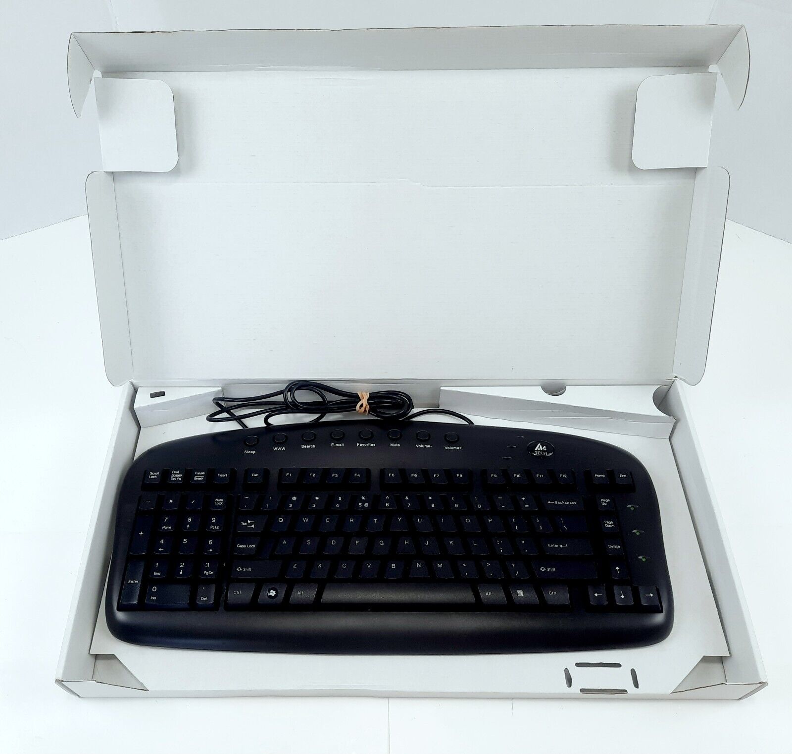 Ergoguys KBS-29BLK Left Handed Ergonomic Keyboard Wired USB Black-Cable