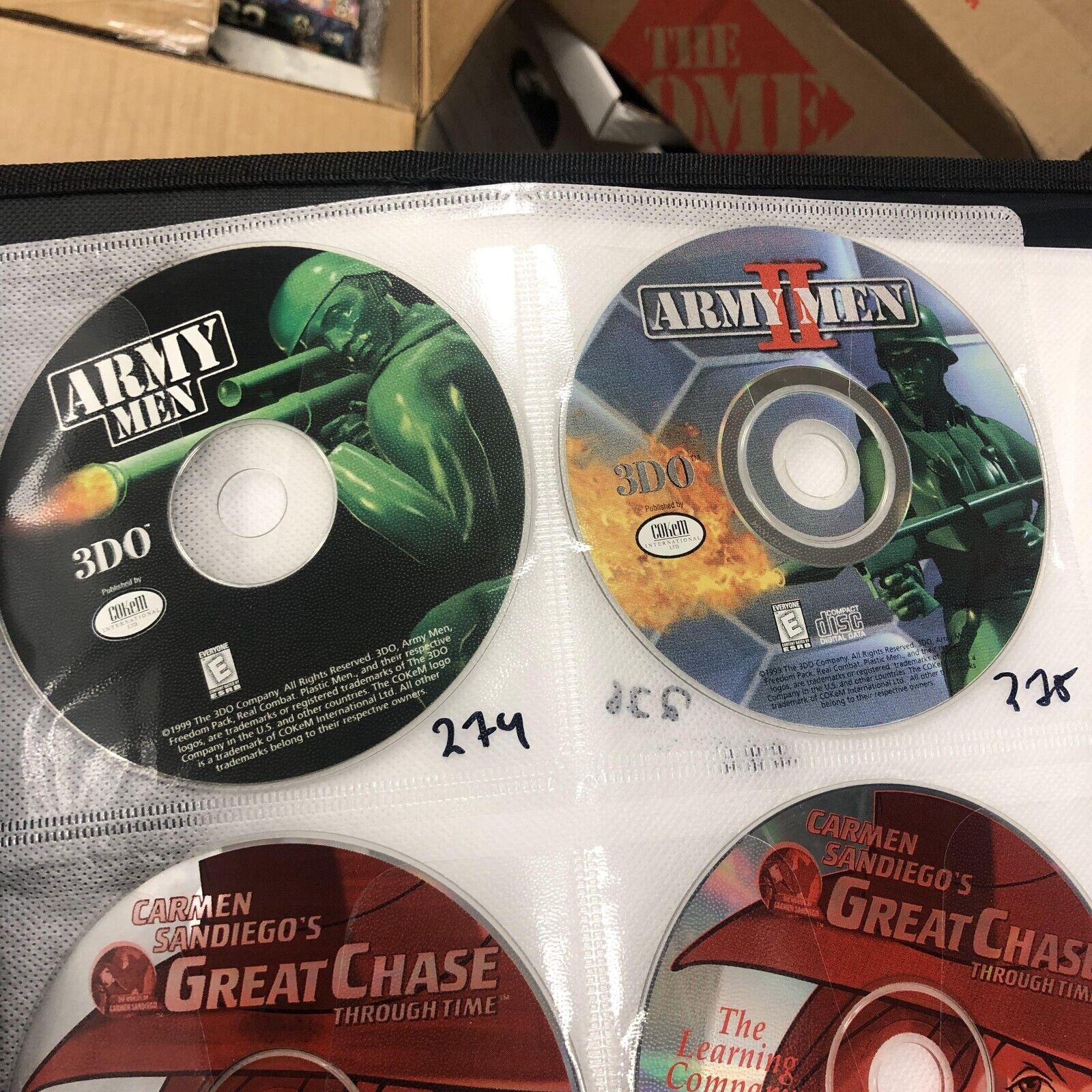 Army Men & Army Men II - PC Games DISCS ONLY