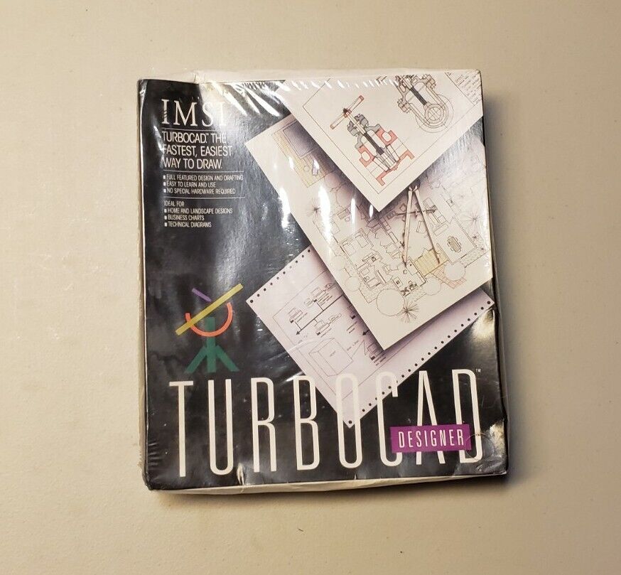 Read Vintage 1995 IMSI DESIGN TurboCAD Designer 2D  Drafting Modeling CAD