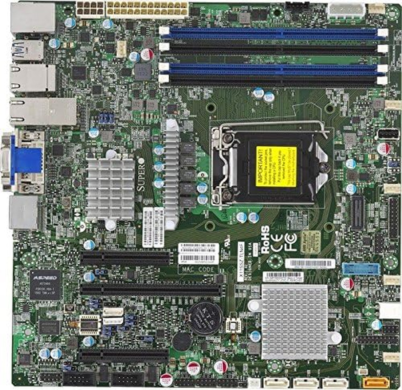 Motherboard Micro ATX DDR4 LGA 1151 X11SSZ-TLN4F-O