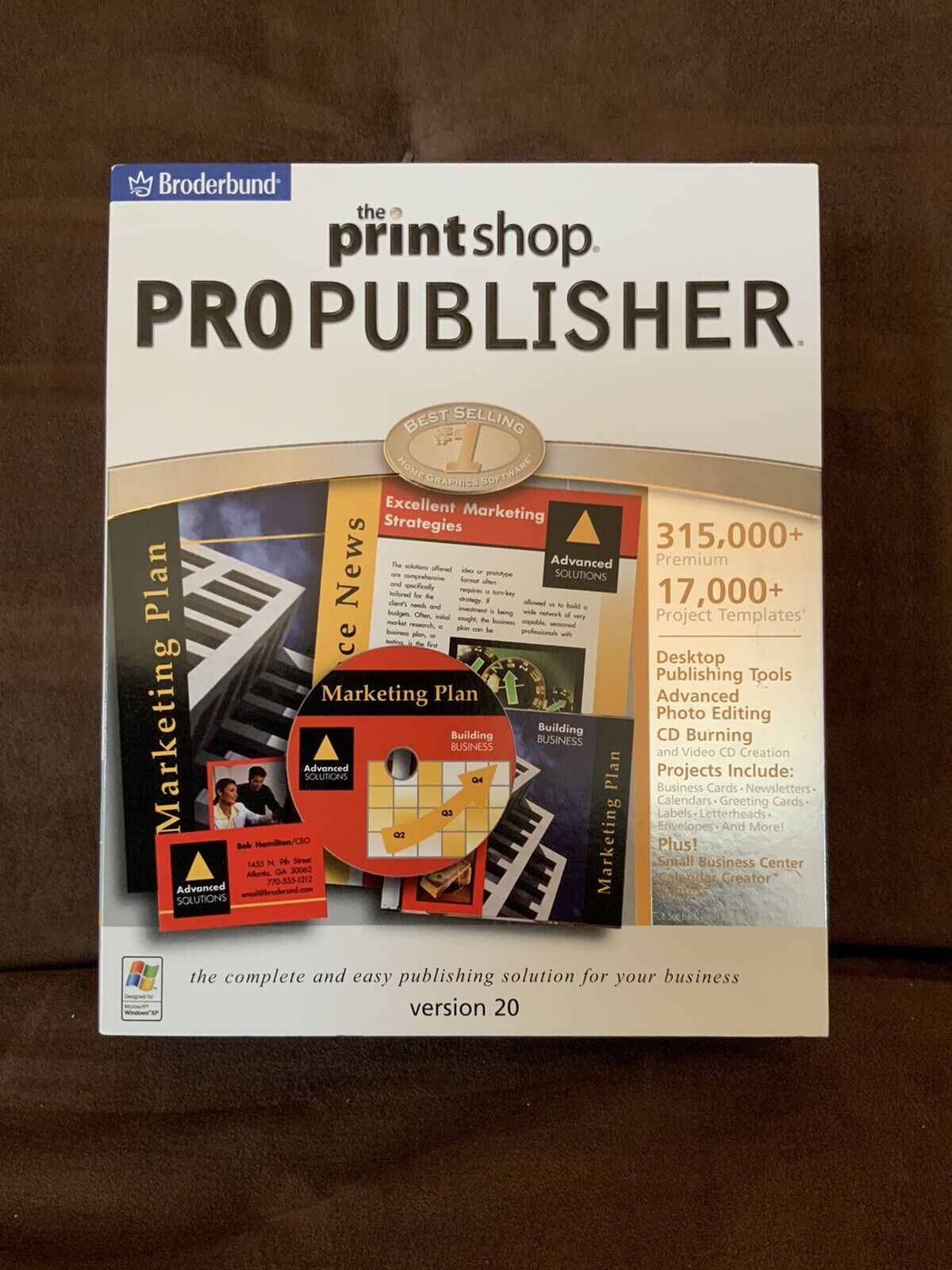 Broderbund - The Print Shop Pro Publisher (Version 20) - UNOPENED/UNUSED