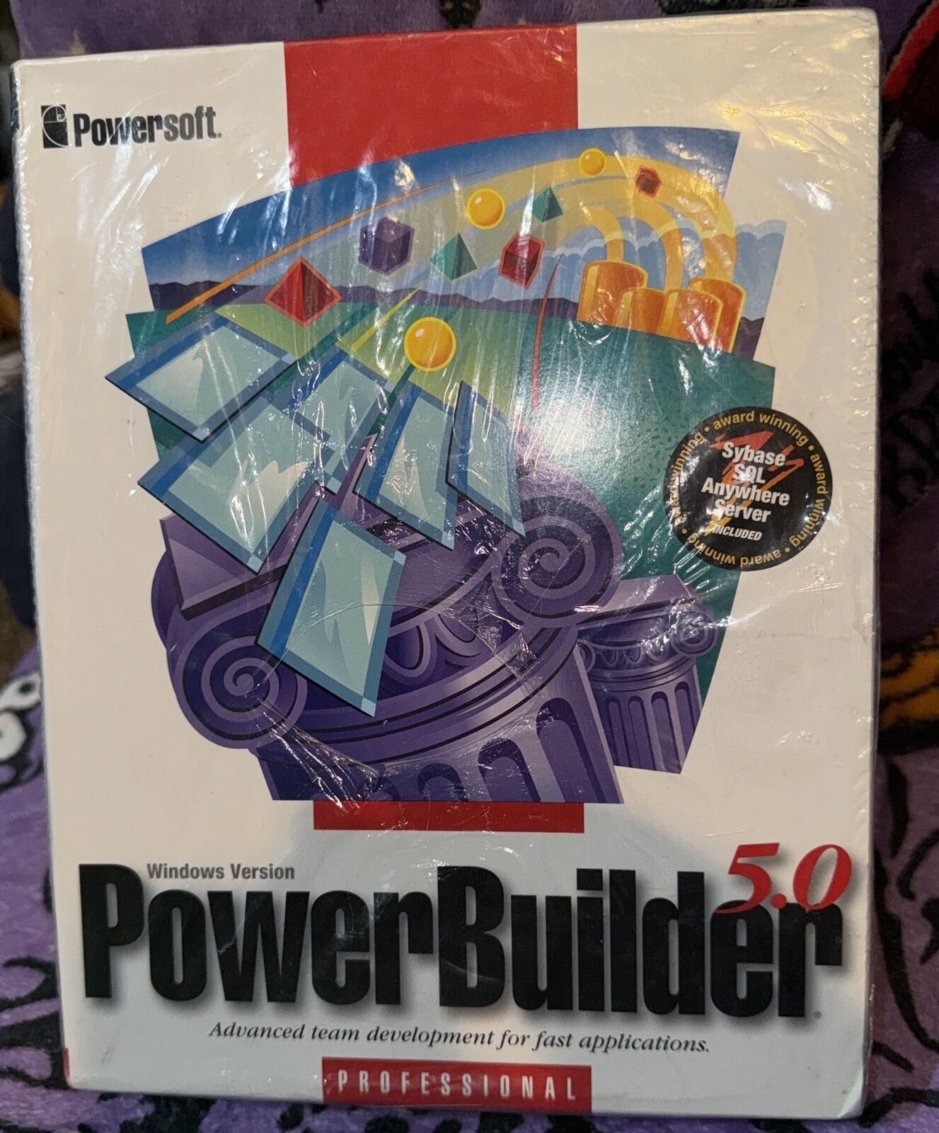 NEW SEALED NOS 1996 Powersoft Powerbuilder 5.0 Windows Version Enterprise