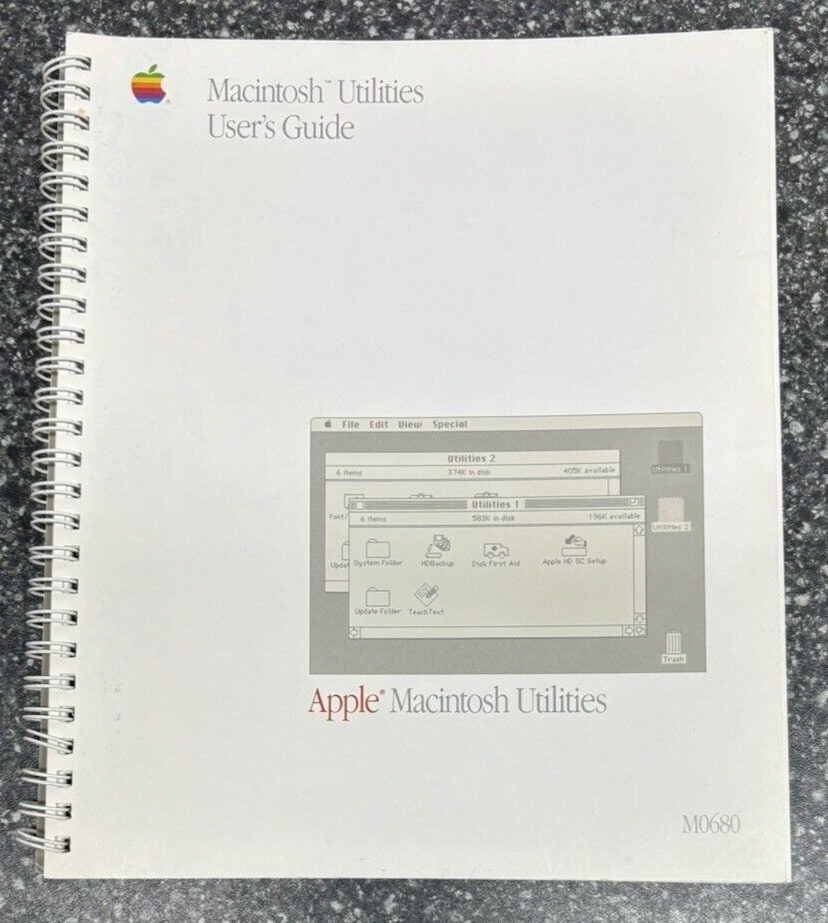 Macintosh Utilities User's Guide for Early Mac Plus, SE