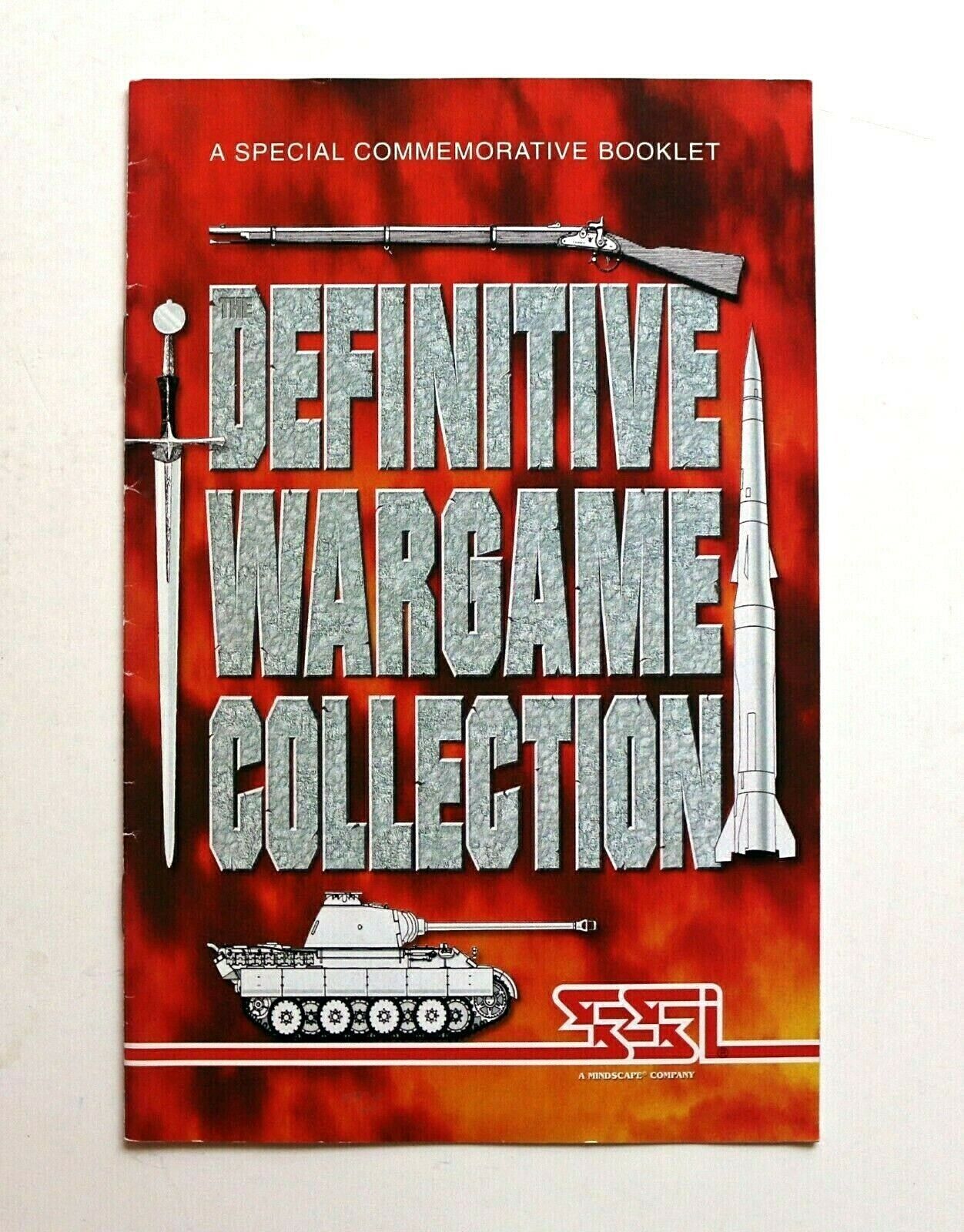SSI Definitive Wargame Collection Commemorative Booklet