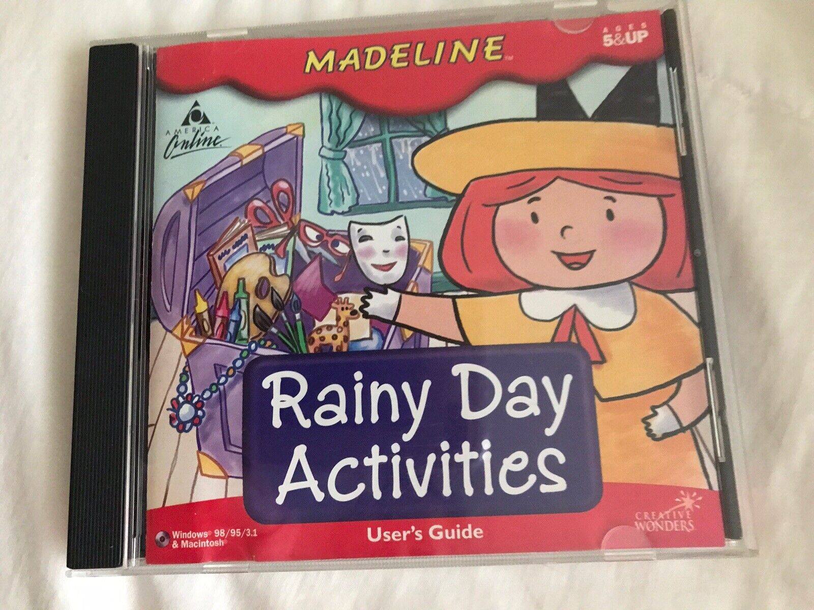 MADELINE Rainy Day Activities Creative Wonders CD-ROM / PC & MAC