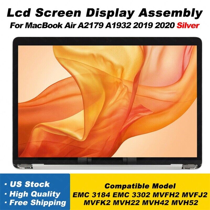 A+ NEW For Apple MacBook Air A2179 2020 A1932 2019 LCD Screen Display Assembly