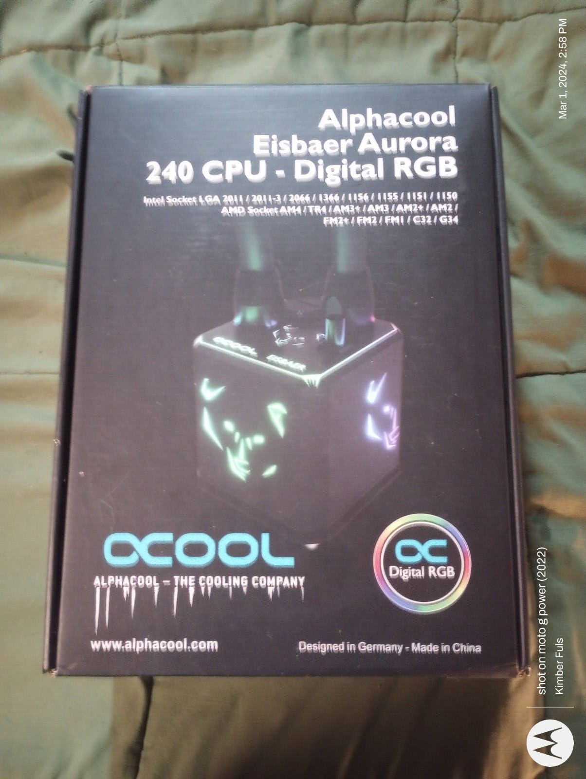 Alphacool Eisbaer Aurora  CPU Digital RGB NIB