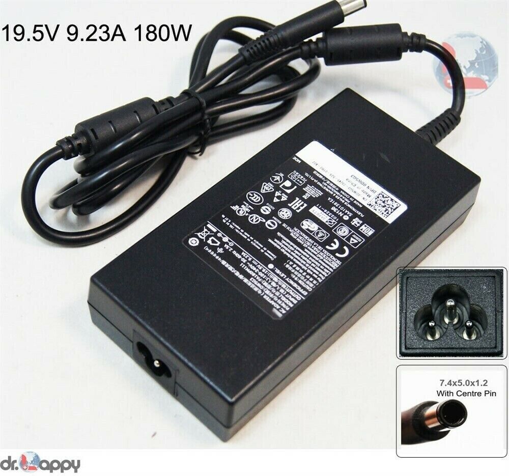 180W AC Power Adapter Charger for Dell Alienware Area-51m Area-51m R2 7.4mm