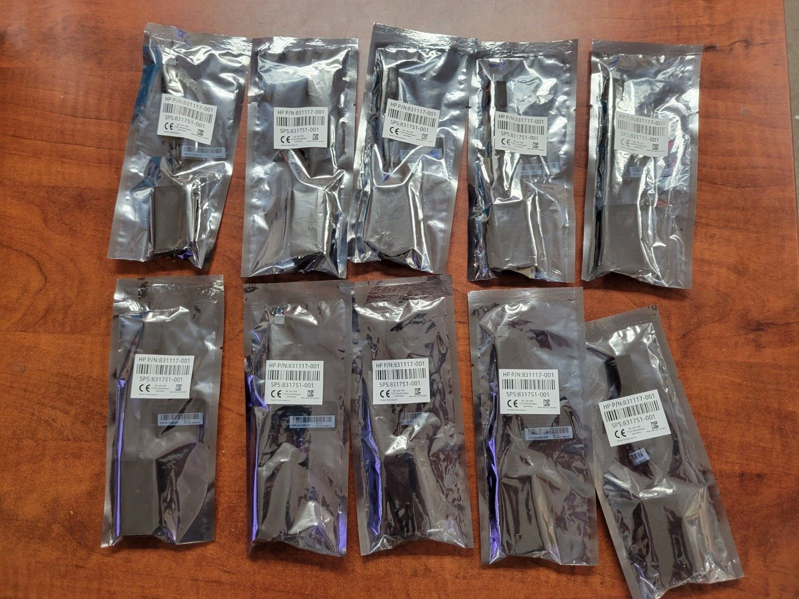 LOT OF 10 NEW SEALED HP USB-C TO VGA ADAPTER CABLE 831117-001 831751-001