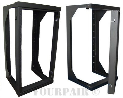 2ft Professional 12U Wall Mount Swing Out Network IT Data Server Rack 25\