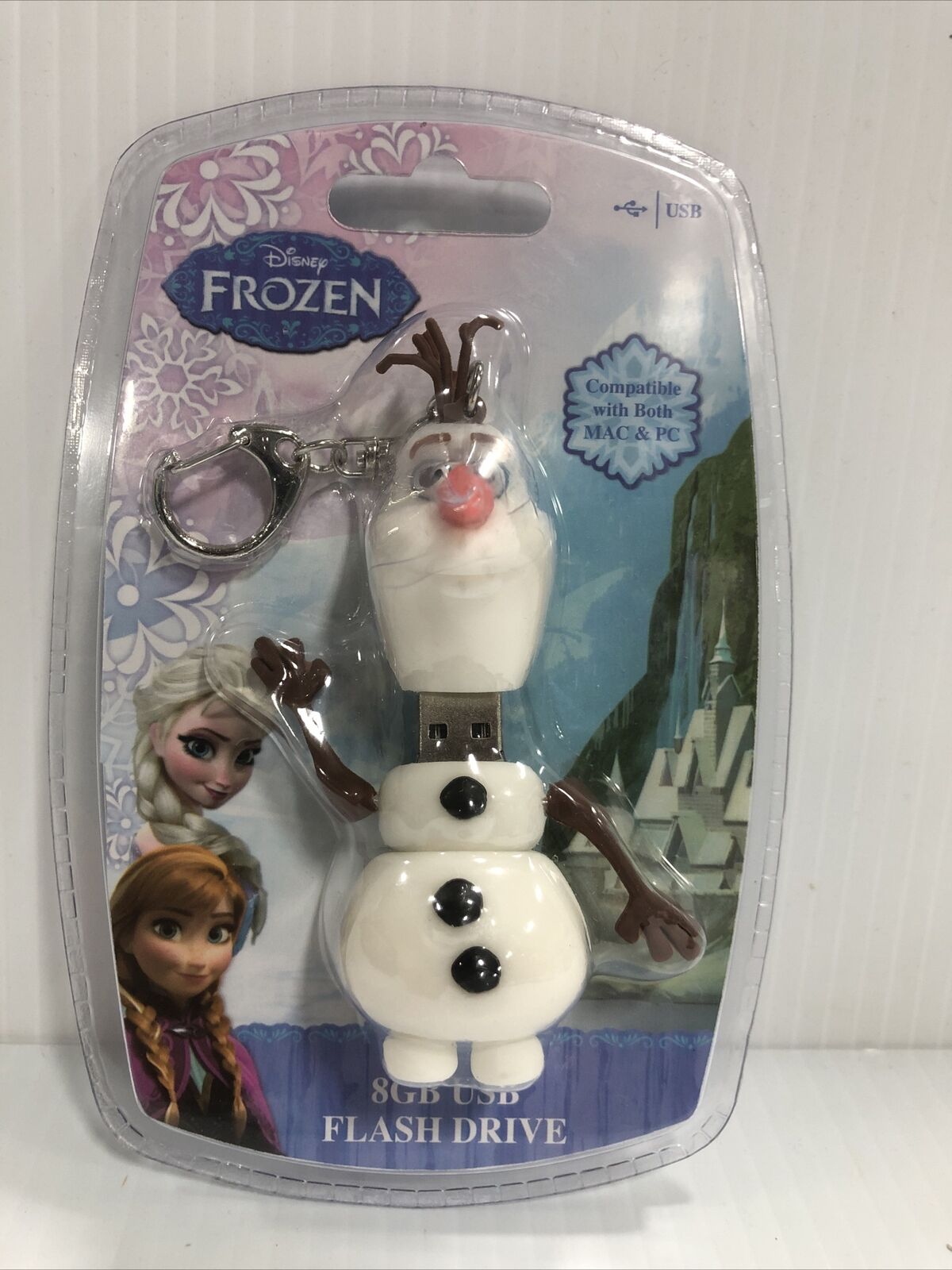 DISNEY FROZEN OLAF 8GB USB FLASH DRIVE FOR MAC & PC - NEW IN PACKAGE