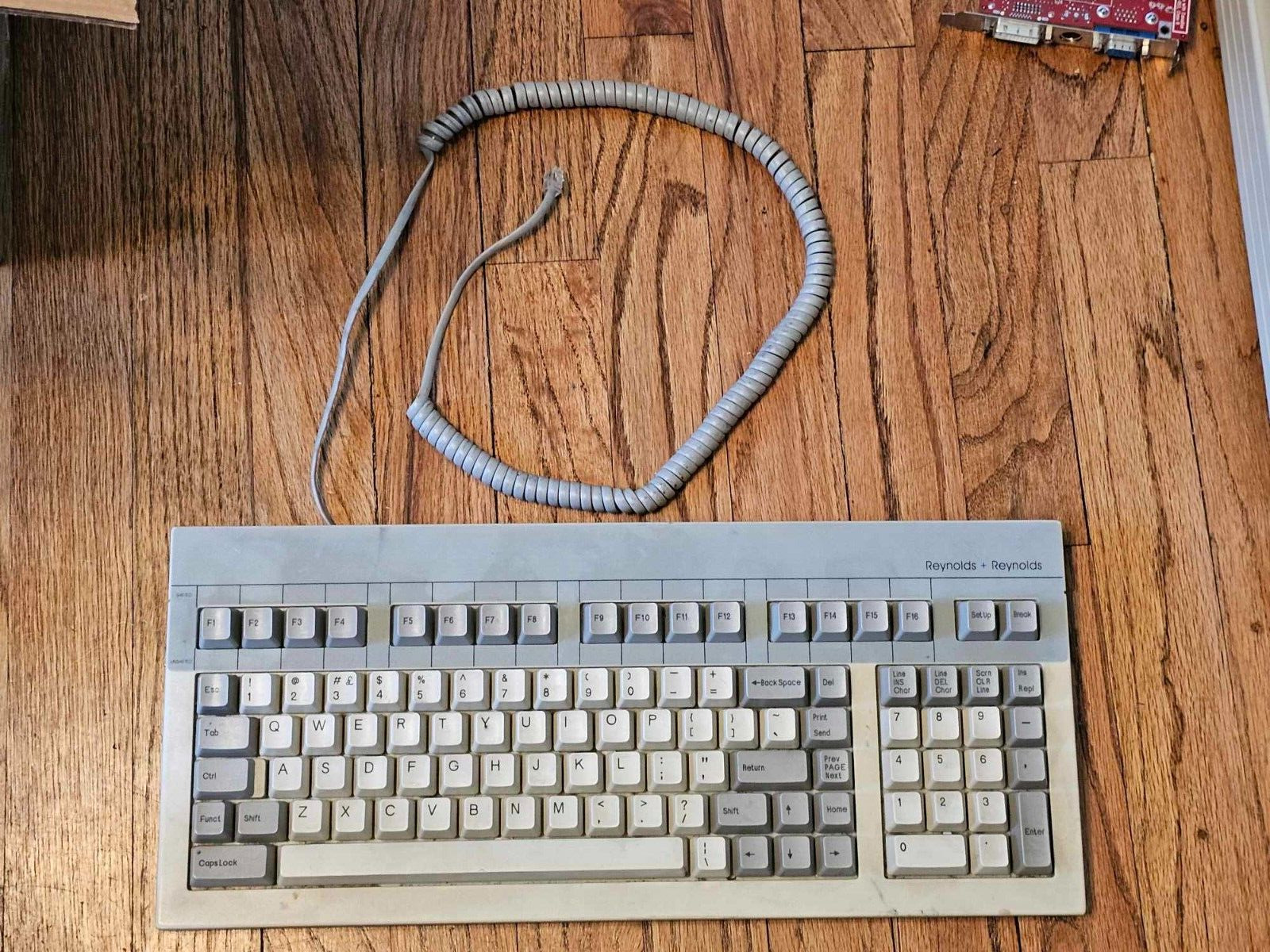 Rare REYNOLDS + REYNOLDS KB, R+R, ASCII, US Vintage Terminal Keyboard 909073-01