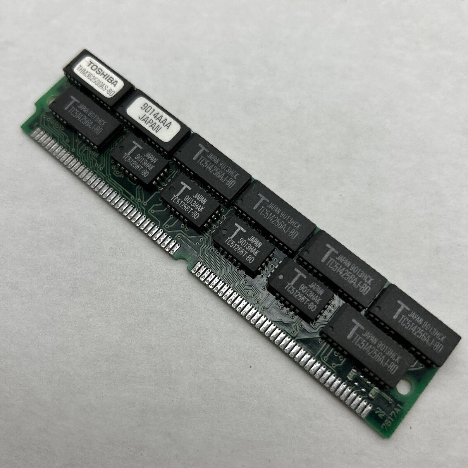 1MB Fast Page SIMM 72-PIN FPM Parity 80ns Memory 256x36 Rare Collectible