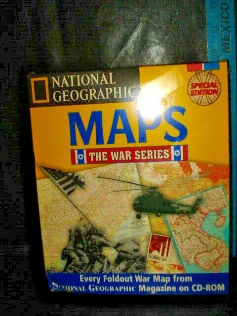 NATIONAL GEOGRAPHIC MAPS THE WAR SERIES PC CD-ROM