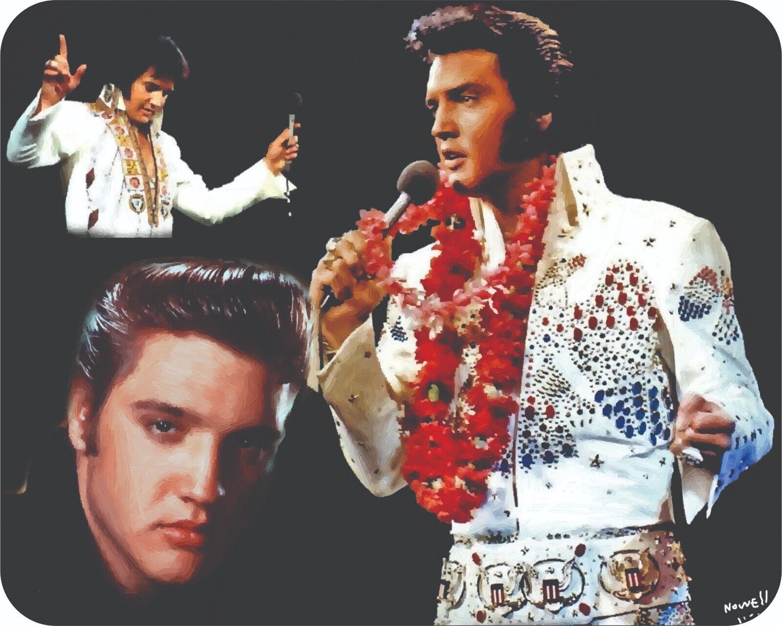 Elvis Presley 7 3/4  x 9\