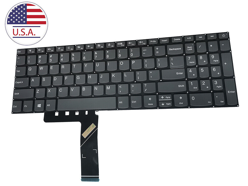 New Lenovo IdeaPad V15-IIL V15-IKB V15-IGL V15-IWL V15-ADA Laptop Keyboard Gray
