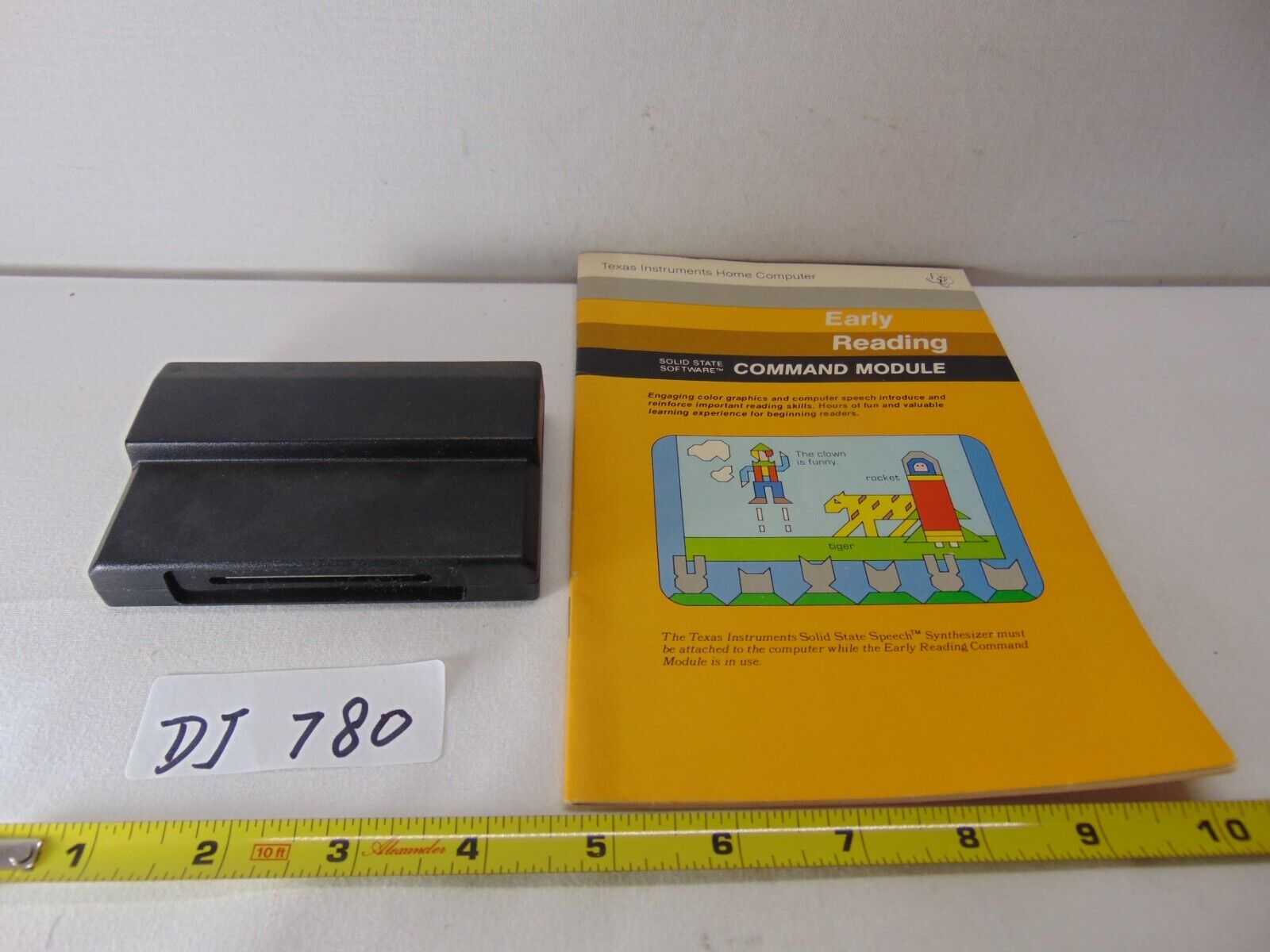 Texas Instruments TI 99/4A Computer Game Cartridge & Book Early Reading Module