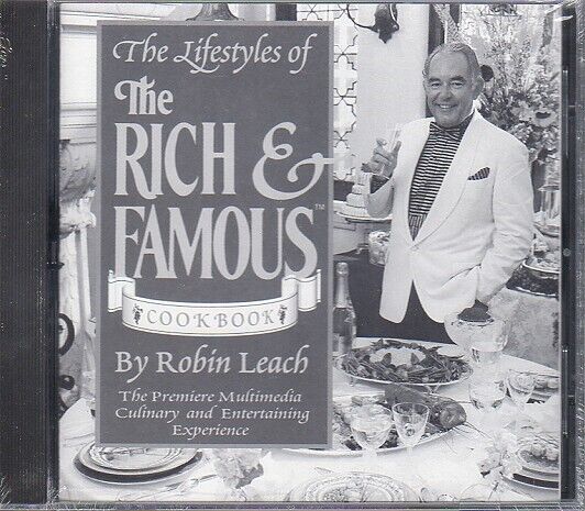 Lifestyles of the Rich & Famous Cookbook CD-ROM for Windows - NEW in JC