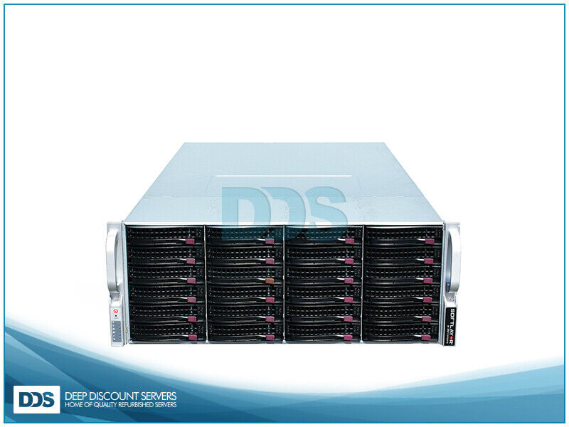 Supermicro 4U Storage Server X10DRH-T4i+ 36LFF 2.4Ghz 12-C 384GB ZFS FreeNAS