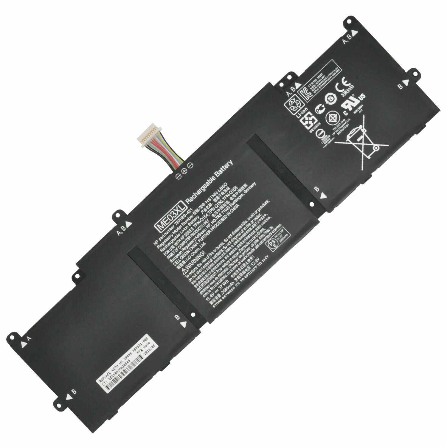 NEW Genuine ME03XL Battery for HP Stream 11 13-C010NR 787521-005 HSTNN-UB6M