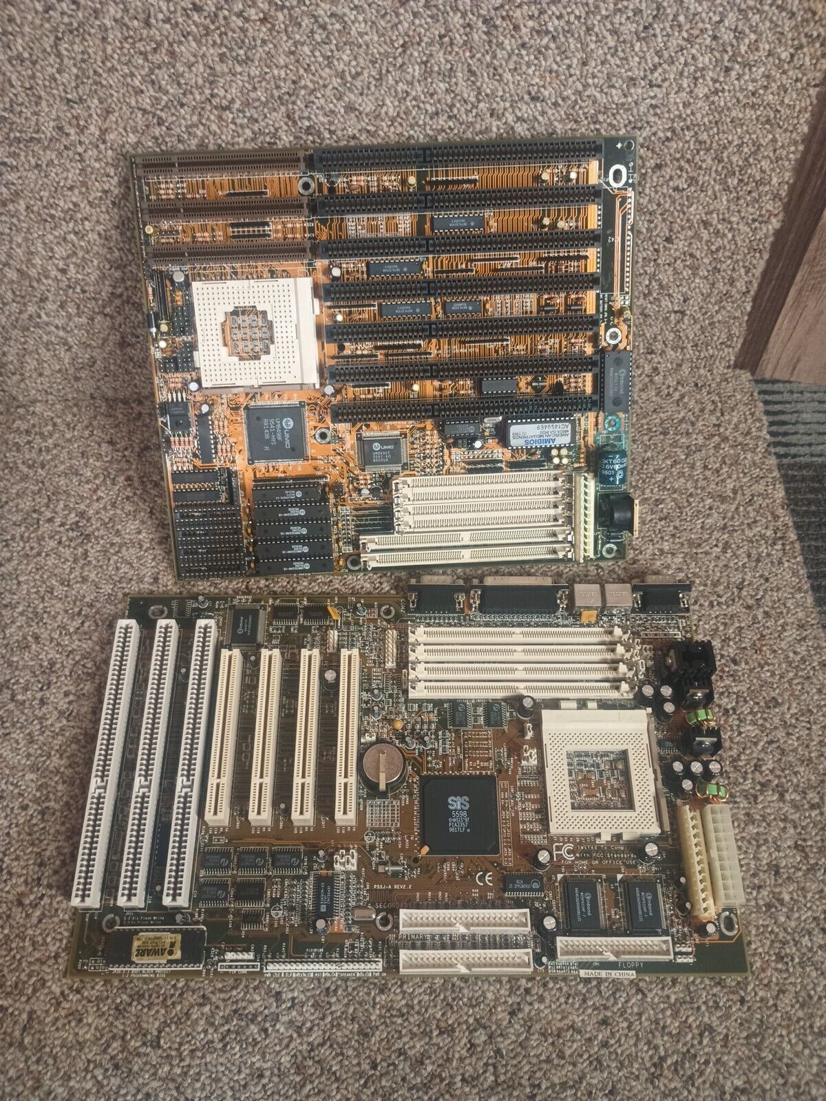Vintage Motherboard Lot Of Two Untested See Pics