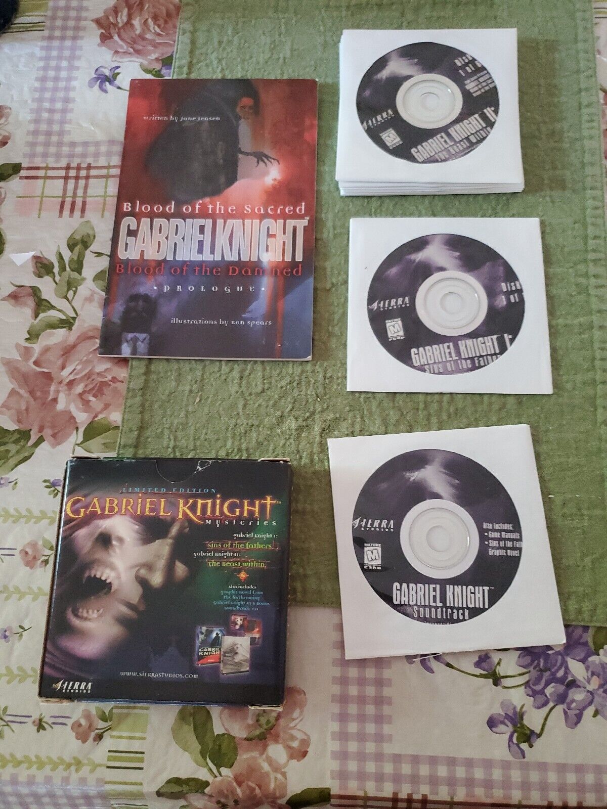 Gabriel Knight Mysteries: Limited Edition PC - Rare Beast Within, Sins Fathers